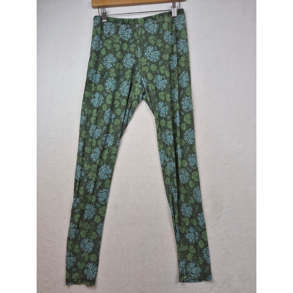 Gudrun Sjoden Womens Floral Leggings Medium Clover Print Casual Loungewear